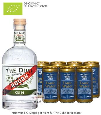 The Duke Rough Gin Bio & The Duke Tonic Set (42 % Vol., 2,1 Liter) (42 % Vol., hide)