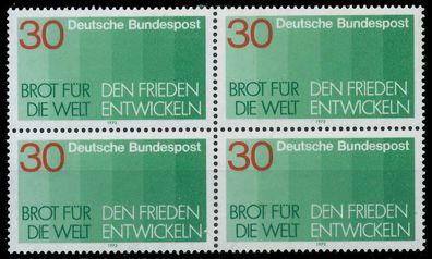 BRD BUND 1972 Nr 751 postfrisch Viererblock S227952