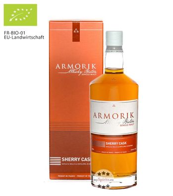 Armorik Sherry Cask Whisky Breton Bio (46 % Vol., 0,7 Liter) (46 % Vol., hide)