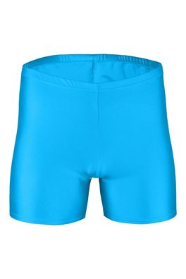 Herren Hotpant Türkis Kurzradler Sporthose shorts kurze Hose stretch shiny