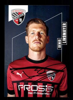 Denis Linsmayer Autogrammkarte FC Ingolstadt 2022-23 Original Signiert