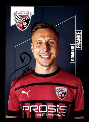 Dominik Franke Autogrammkarte FC Ingolstadt 2022-23 Original Signiert