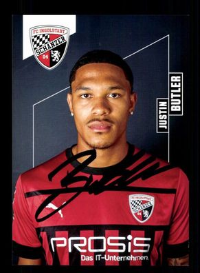 Justin Butler Autogrammkarte FC Ingolstadt 2022-23 Original Signiert