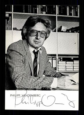 Philipp Vendenberg Original Signiert Schriftsteller # BC 199683