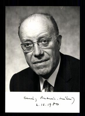 Heinz Maier Leibnitz 1911-2000 Deutscher Physiker Original Signiert # BC 199698