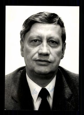 Werner Dick Vorsitzender Gewerkschaft Leder 1985-1997 Orig. Signiert # BC 199726