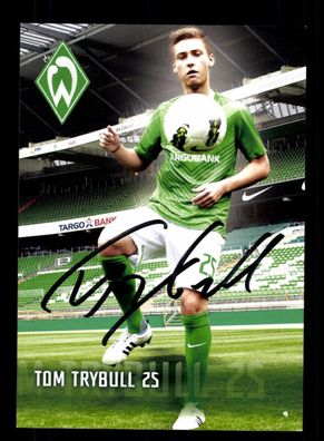 Tom Trybull Autogrammkarte Werder Bremen 2011-12 Original Signiert