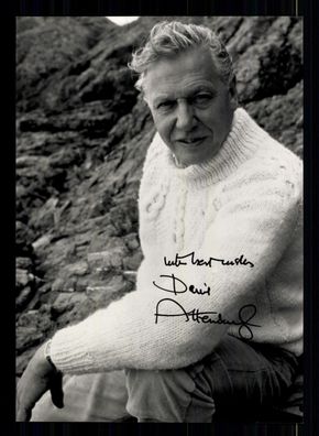 David Attenborough Tierfilmer Foto Original Signiert # BC G 38512