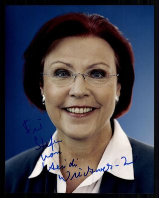 Heidemarie Wieczorek Zeul Bundesminister SPD Original Signiert # G 38788