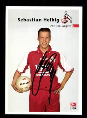 Sebastian Helbig Autogrammkarte 1 FC Köln 2002-03 Original Signiert