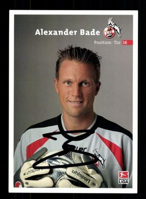 Alexander Bade Autogrammkarte 1 FC Köln 2003-04 1. Karte Original Signiert