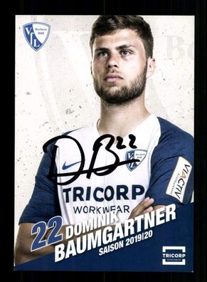 Dominik Baumgartner Autogrammkarte VFL Bochum 2019-20 Original Signiert