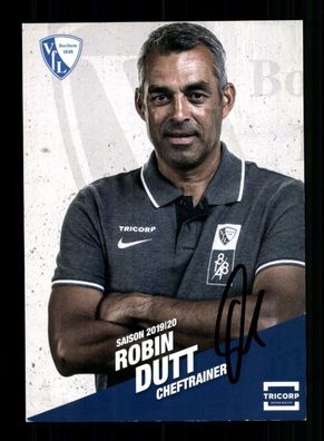 Robin Dutt Autogrammkarte VFL Bochum 2019-20 Original Signiert