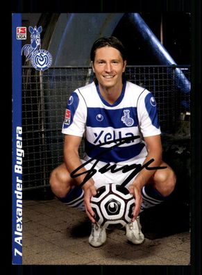 Alexander Bugera Autogrammkarte MSV Duisburg 2006-07 Original Signiert