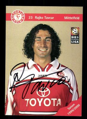 Rajko Tavcar Autogrammkarte Fortuna Köln 1999-00 Original Signiert