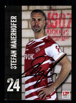 Stefan Maierhofer Autogrammkarte Würzburger Kickers 2020-21 Original Signiert