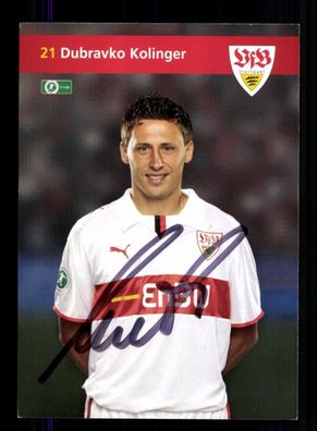 Dubravko Kolinger Autogrammkarte VFB Stuttgart 2008-09 Amateure Orig. Signiert