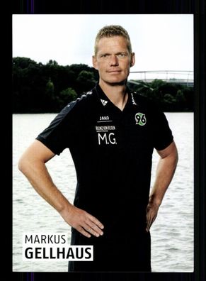 Markus Gellhaus Autogrammkarte Hannover 96 2016-17 Original Signiert