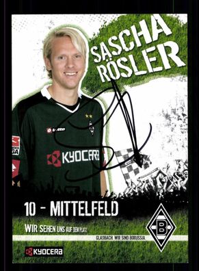 Sascha Rösler Autogrammkarte Borussia Mönchengladbach 2006-07 Original