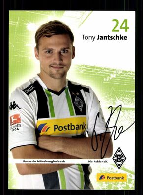 Tony Jantschke Autogrammkarte Borussia Mönchengladbach 2014-15 Original Sign.