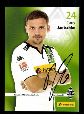 Tony Jantschke Autogrammkarte Borussia Mönchengladbach 2015-16 Original Sign.