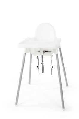 IKEA Antilop Hochstuhl mit Tablett, Weiß