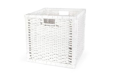 IKEA BRANÄS Box Rattan Korb (32x35x32cm) weiß