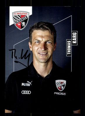 Thomas Karg Autogrammkarte FC Ingolstadt 2022-23 Original Signiert