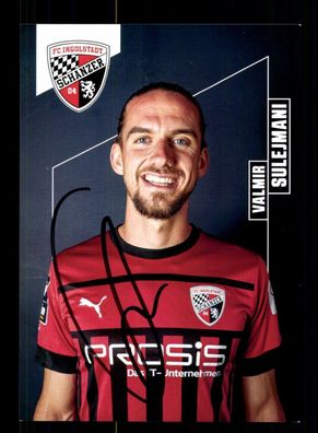 Valmir Sulejmani Autogrammkarte FC Ingolstadt 2022-23 Original Signiert