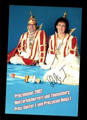 Prinzessin Helga I. Prinzenpaar 2002 Foto Original Signiert Karneval # BC 199638