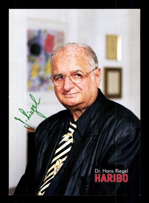 Hans Riegel Junior 1923-2013 Haribo Wirtschaft Original Signiert # BC 199638