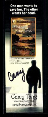 Camy Tang Autogrammkarte Original Signiert Schriftsteller # BC 199657