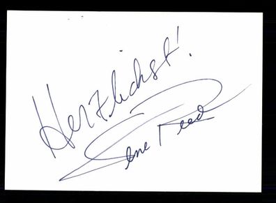 Gene Reed 1935-2020 Choreograph Original Signiert # BC 199687