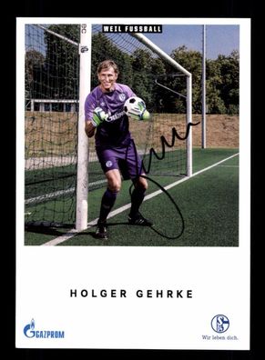 Holger Gehrke FC Schalke 04 Traditionsmannschaft 2018-19 Original Signiert