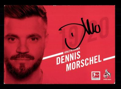 Dennis Morschel Autogrammkarte 1 FC Köln 2019-2020 Original Signiert