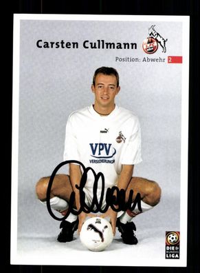 Carsten Cullmann Autogrammkarte 1 FC Köln 2000-01 Original Signiert