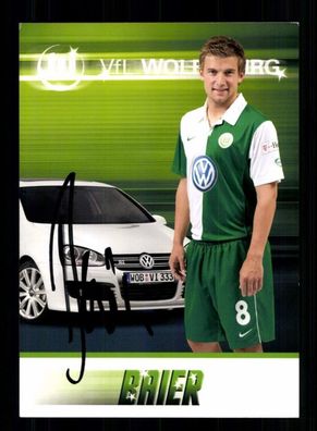Daniel Baier Autogrammkarte VFL Wolfsburg 2007-08 Original Signiert