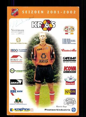 Maurice Buys Autogrammkarte FC Volendam 2001-02 Original Signiert