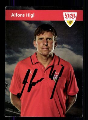 Alfons Higl Autogrammkarte VFB Stuttgart 2006-07 Original Signiert