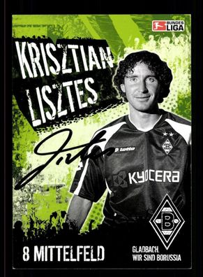 Krisztian Lisztes Autogrammkarte Borussia Mönchengladbach 2005-06 Original Sign