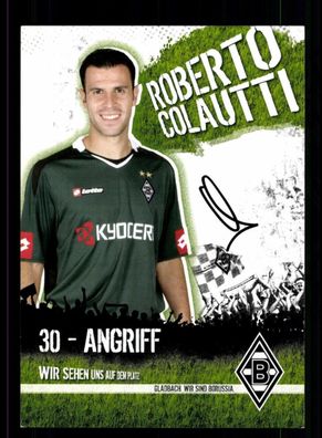 Roberto Colautti Autogrammkarte Borussia Mönchengladbach 2006-07 Original