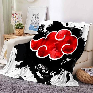 Naruto Flannel Fleece Blanket Air Conditioner Decke Akatsuki Uchiha Itachi Sofa Quilt