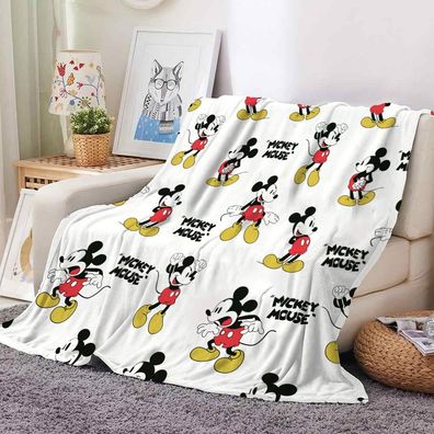 Mickey Minnie Flannel Fleece Blanket Donald Daisy Air Conditioner Decke Sofa Quilt