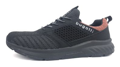 Bugatti Nirvana Exko Herrenschuhe Schnürschuhe Sneaker Schwarz Freizeit