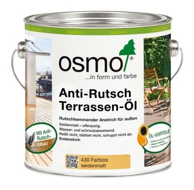 OSMO Anti-Rutsch Terrassen-Öl | 0,75 l | farblos