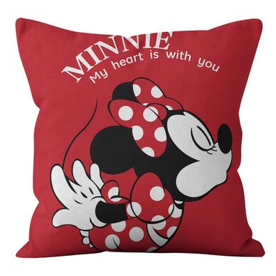 Cute Mickey Minnie Throw Kissen Doppelseitig Kopfkissen Soother Puppe Sofa Bettwäsche