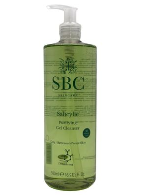 SBC Skincare Salicylic Purifying Gel Cleanser 500ml