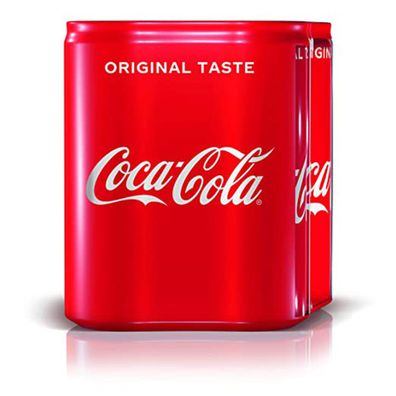 Coca Cola Dose koffeinhaltiges Erfrischungsgetränk 330ml 4er Pack