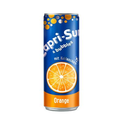 Capri Sun und Bubbles Orange Kohlensäurehaltiges Getränk 330ml
