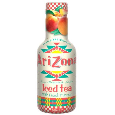 AriZona Iced Tea Peach Flavour Erfrischungsgetränk Einweg 500ml